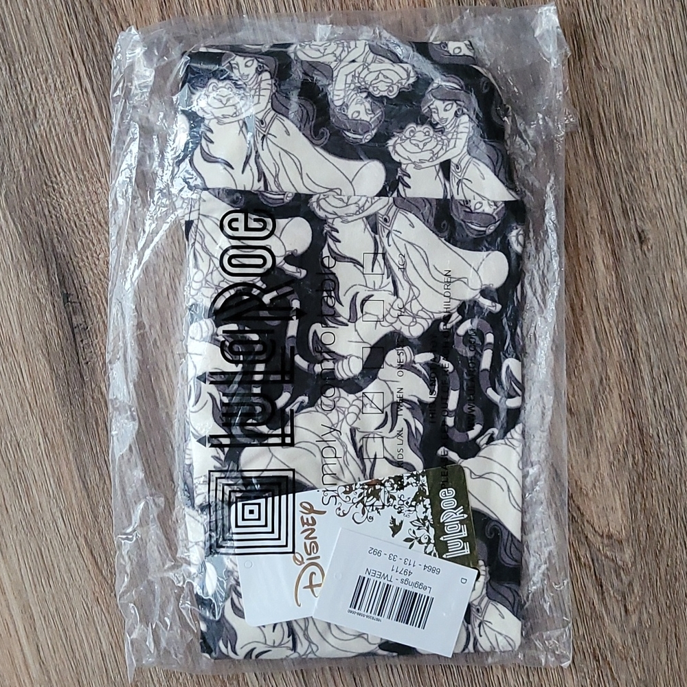 Lularoe Disney Jasmine Tween Leggings New